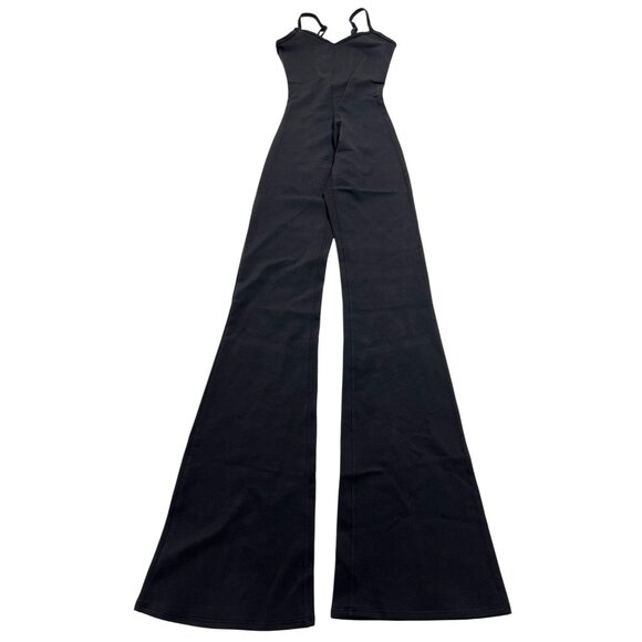 ALO Yoga Airbrush Bootcut One and Done One-Piece in Black